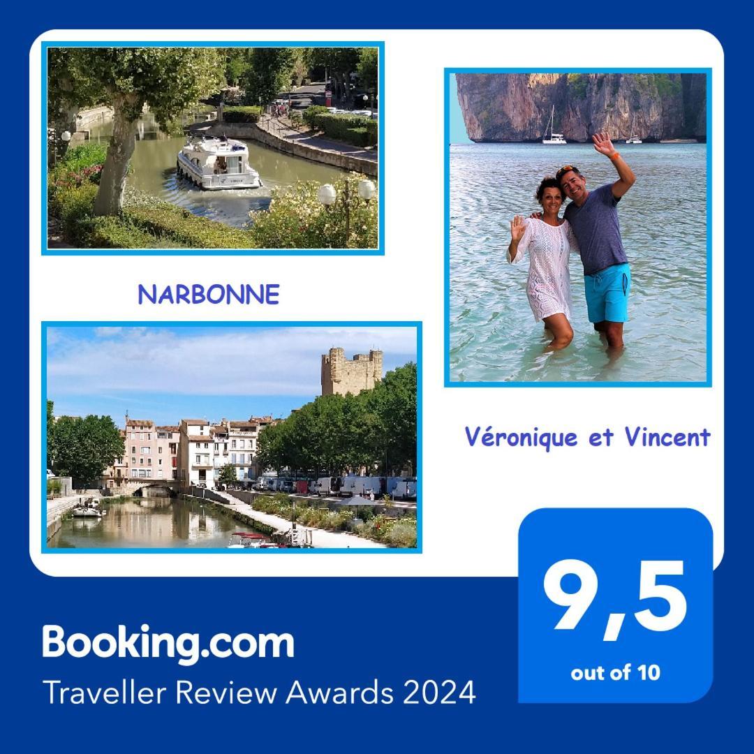Appartement Avec Balcon, Bord Du Canal, Wifi. Narbonne Ngoại thất bức ảnh